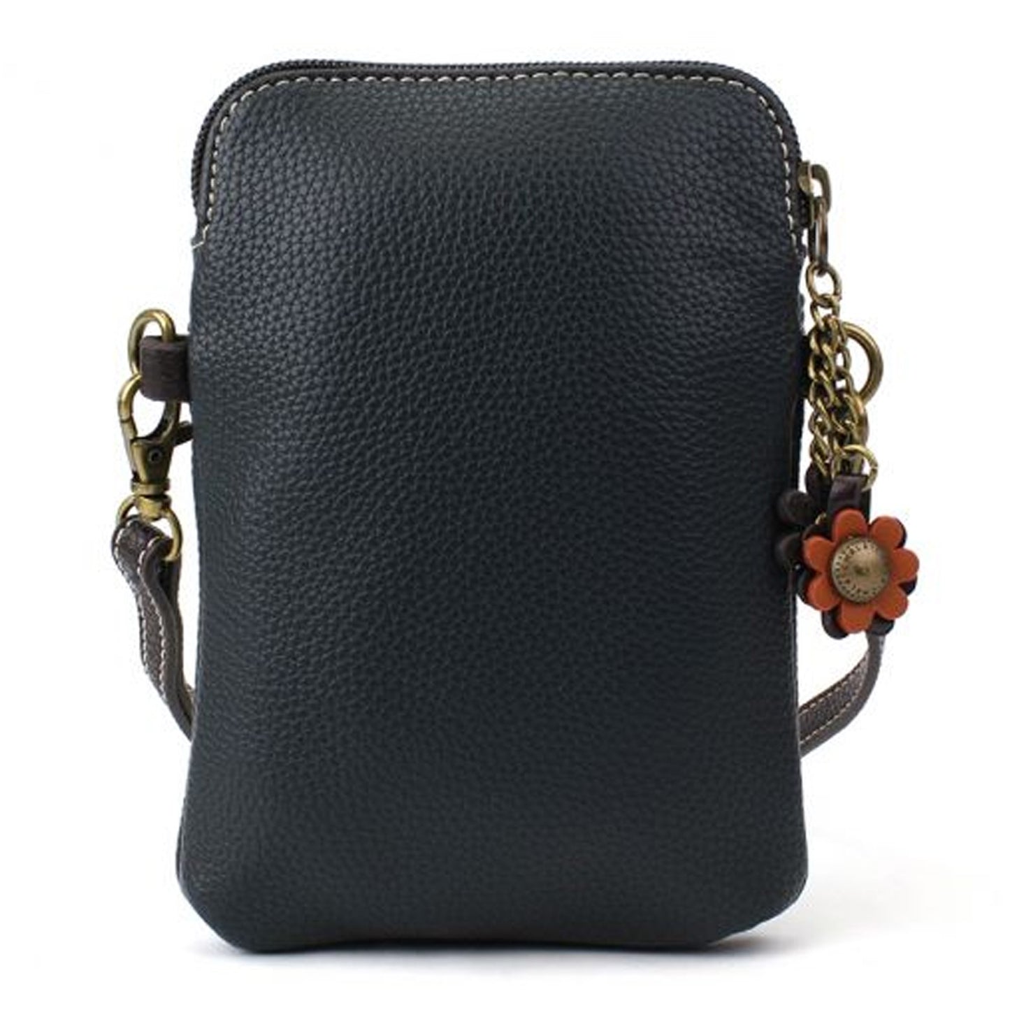 Peltz Shoes Women's Chala Sunflower Cell Phone Crossbody Navy 827SF1