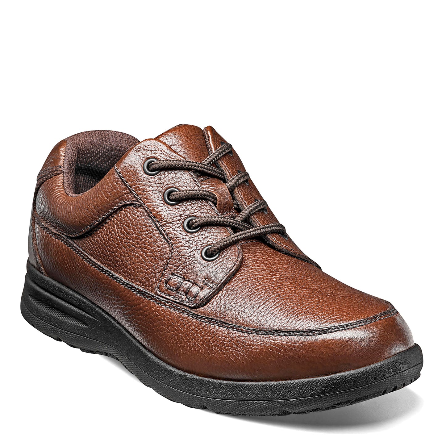 Peltz Shoes Men's Nunn Bush Cam Moc Toe Oxford COGNAC 84694-222
