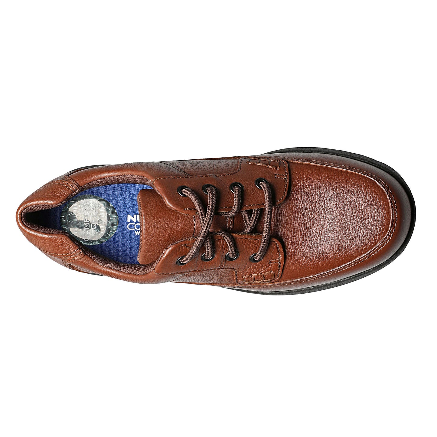 Peltz Shoes Men's Nunn Bush Cam Moc Toe Oxford COGNAC 84694-222