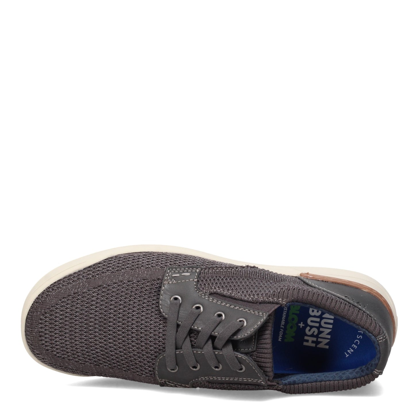 Peltz Shoes Men's Nunn Bush Tour Knit Oxford GRAY 84969-062