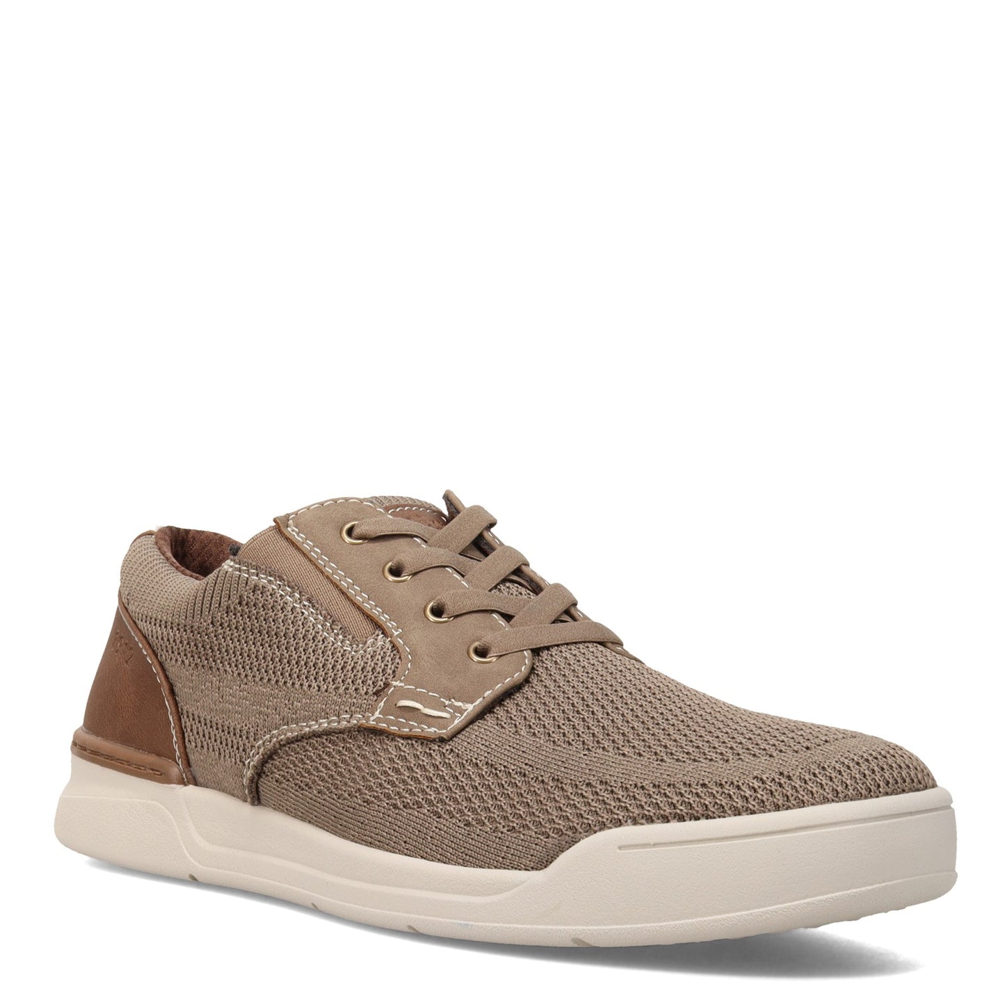 Peltz Shoes Men's Nunn Bush Tour Knit Oxford TAUPE 84969-261