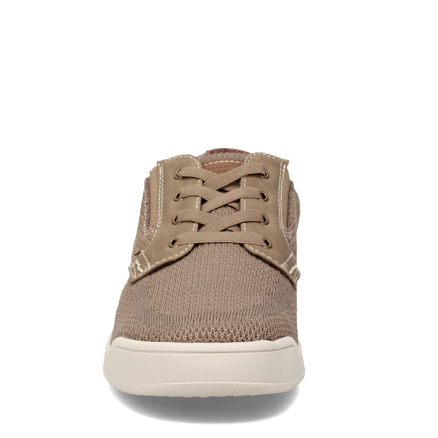 Peltz Shoes Men's Nunn Bush Tour Knit Oxford TAUPE 84969-261