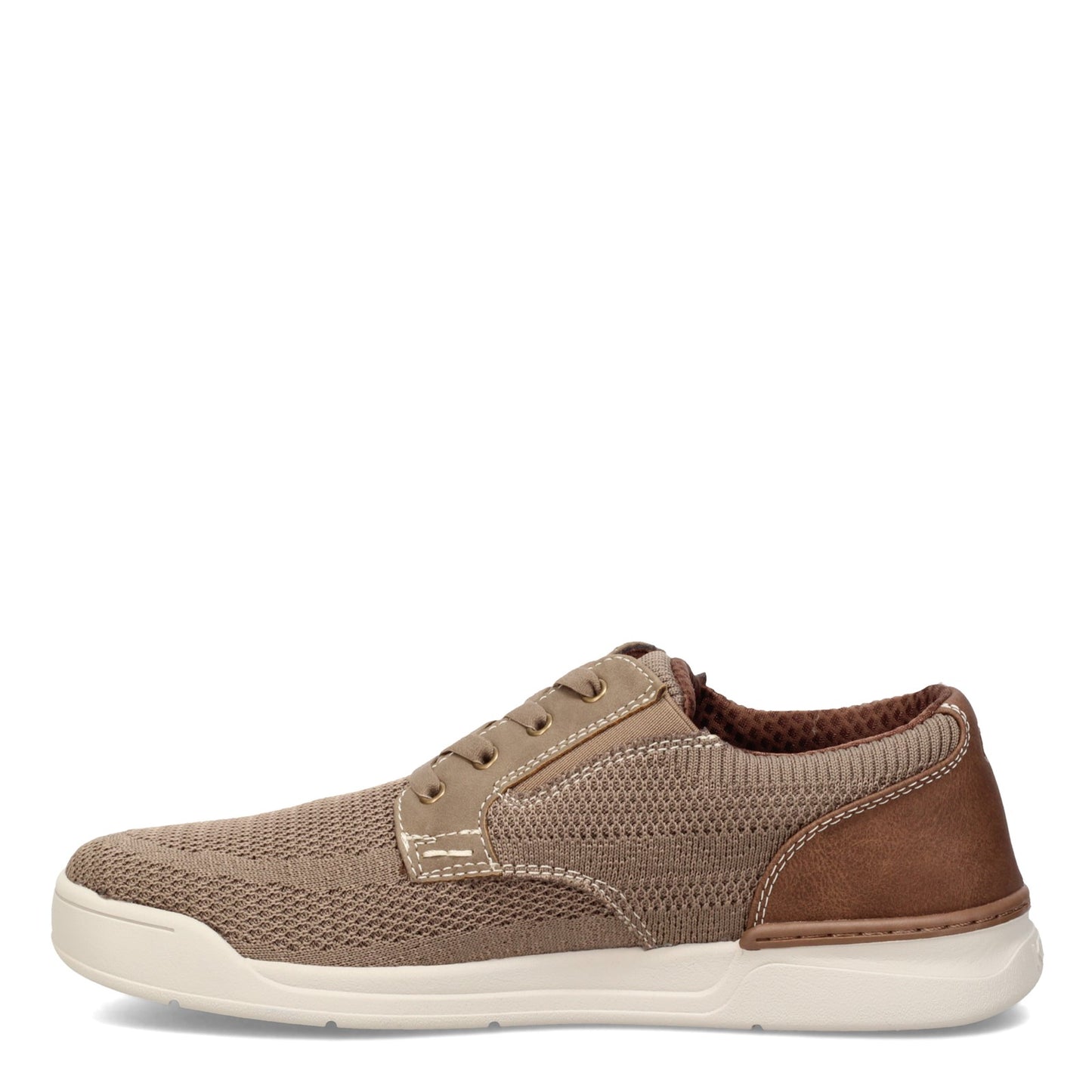 Peltz Shoes Men's Nunn Bush Tour Knit Oxford TAUPE 84969-261