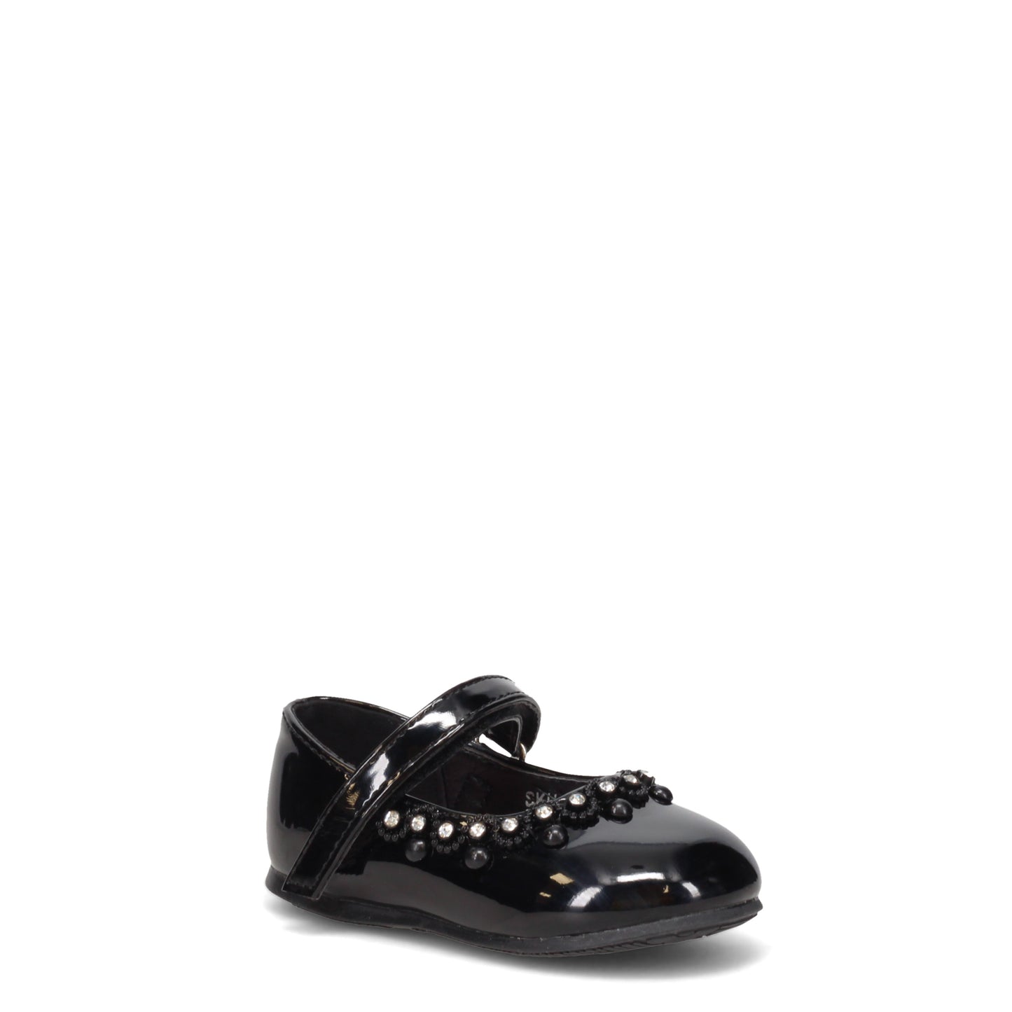 Peltz Shoes Girl's Josmo Patent Mary Jane - Infant & Toddler BLACK PATENT 85099J-BLK