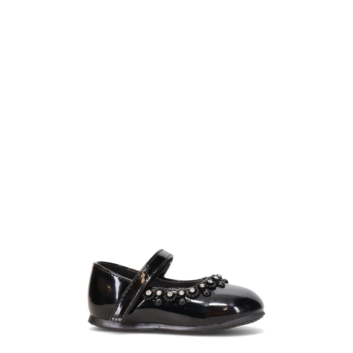 Peltz Shoes Girl's Josmo Patent Mary Jane - Infant & Toddler BLACK PATENT 85099J-BLK
