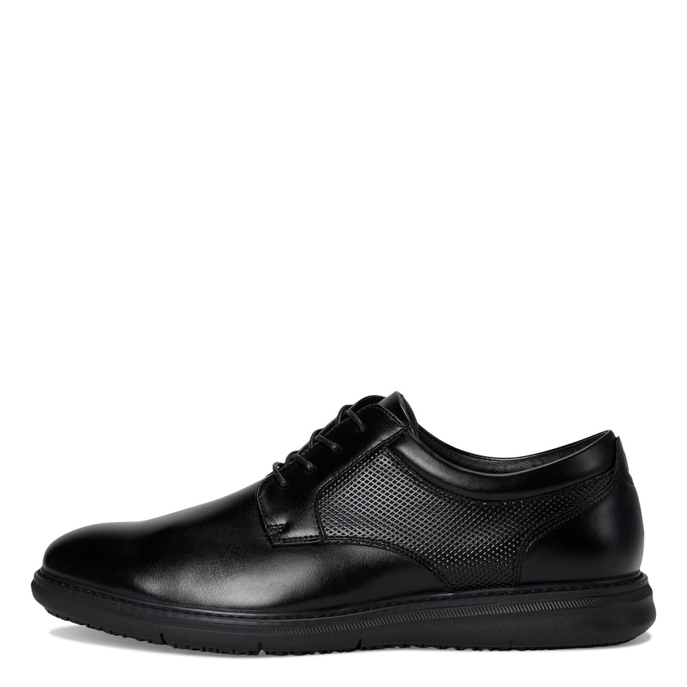 Nunn Bush Chase Work Men's Plain Toe Oxford Shoes, Size: 8.5, Black