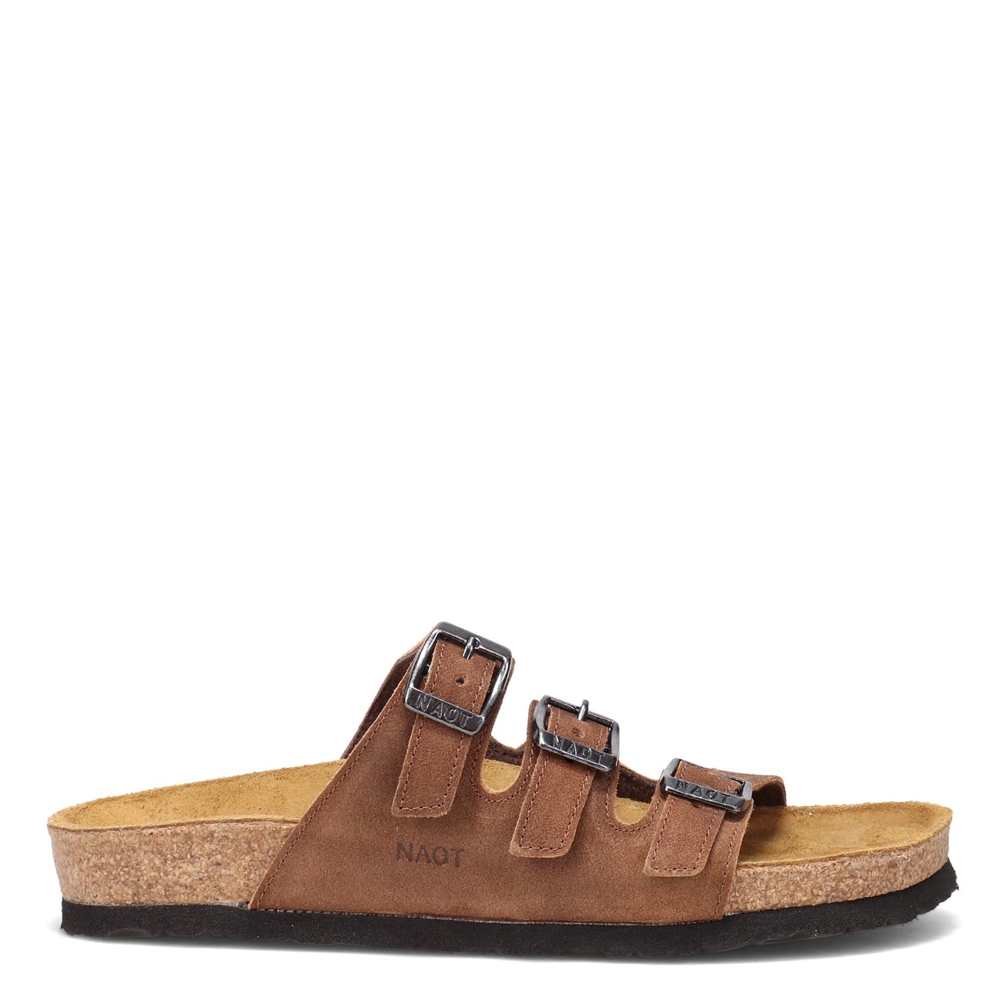 Peltz Shoes Women's Naot Austin Sandal BROWN SUEDE 8700-EB8