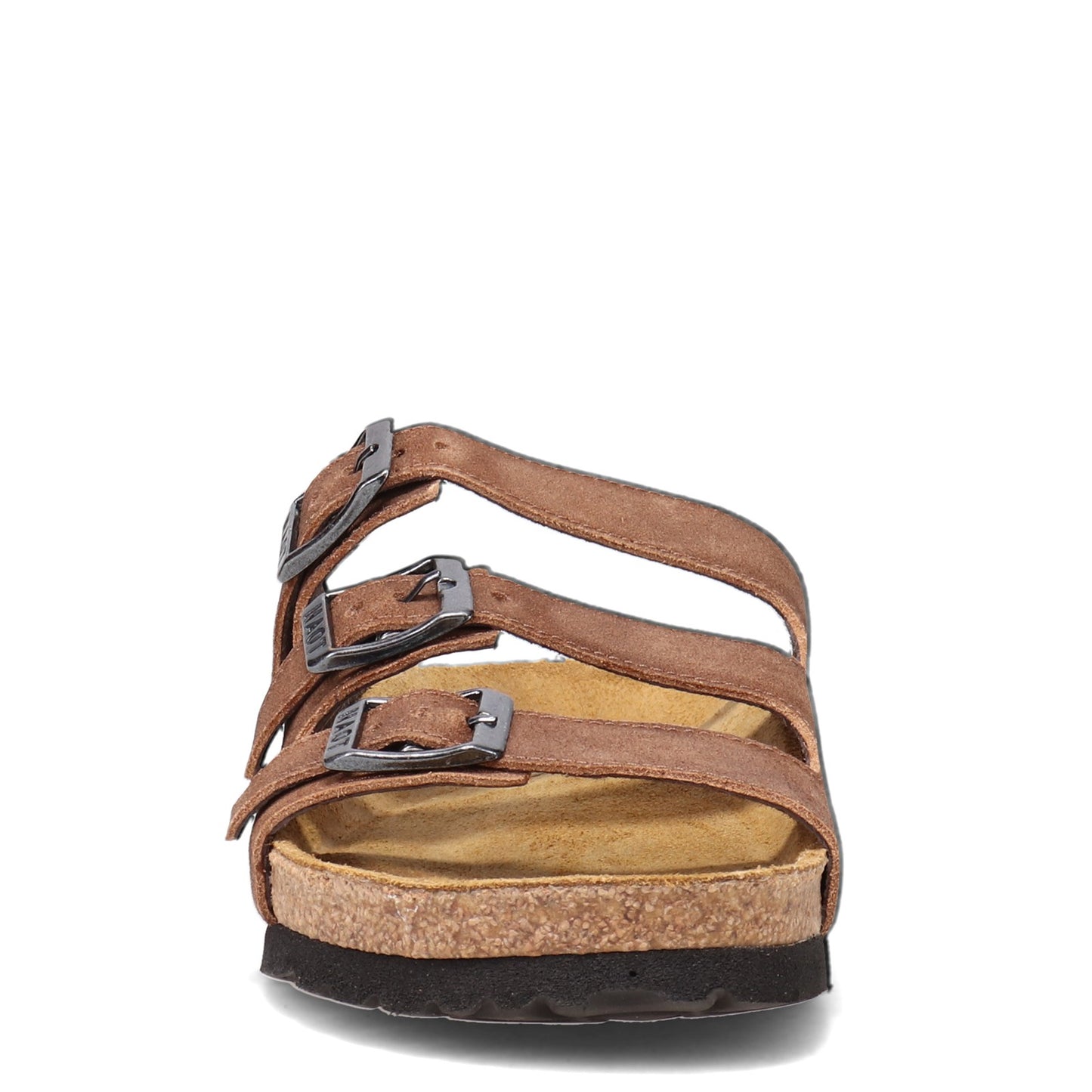 Peltz Shoes Women's Naot Austin Sandal BROWN SUEDE 8700-EB8