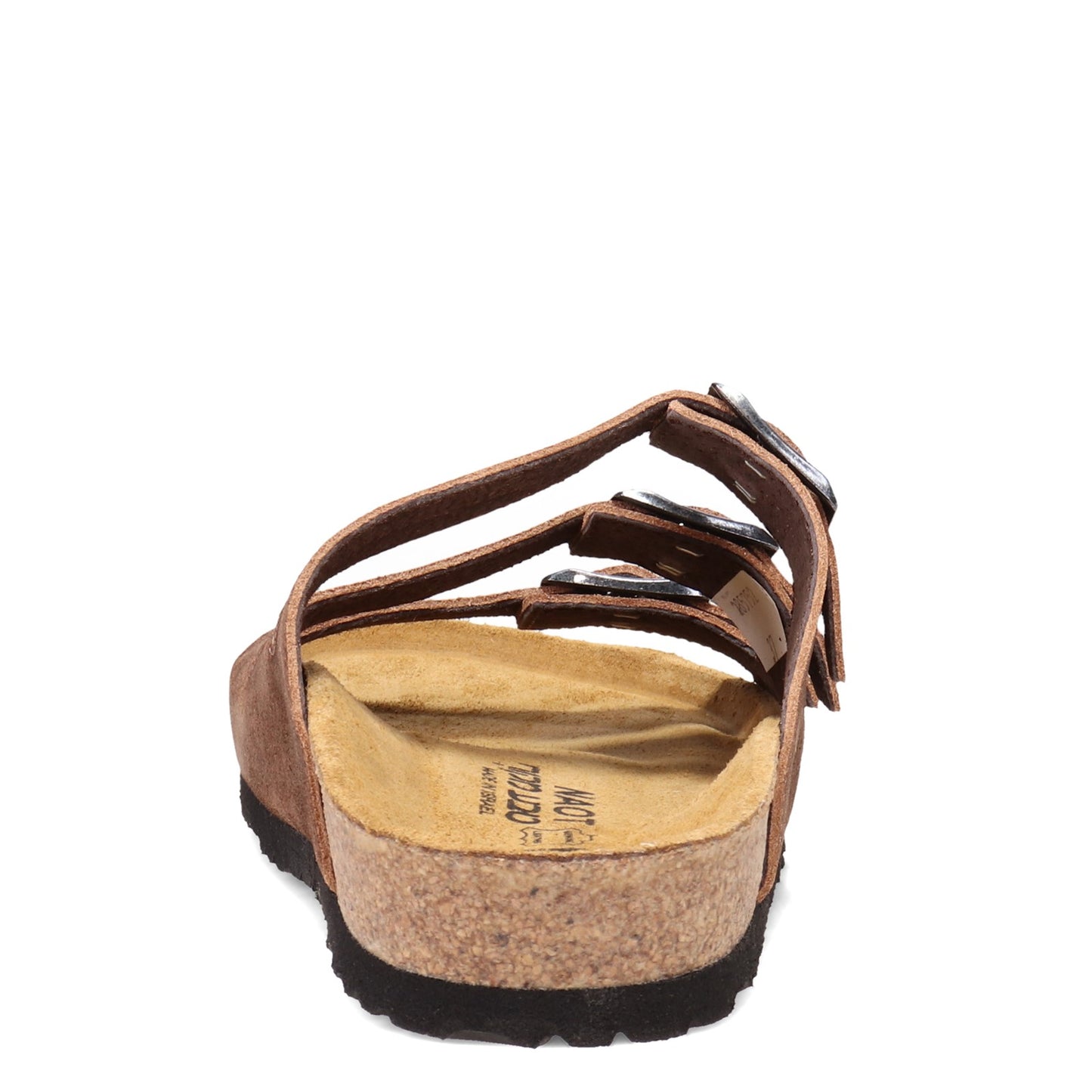 Peltz Shoes Women's Naot Austin Sandal BROWN SUEDE 8700-EB8