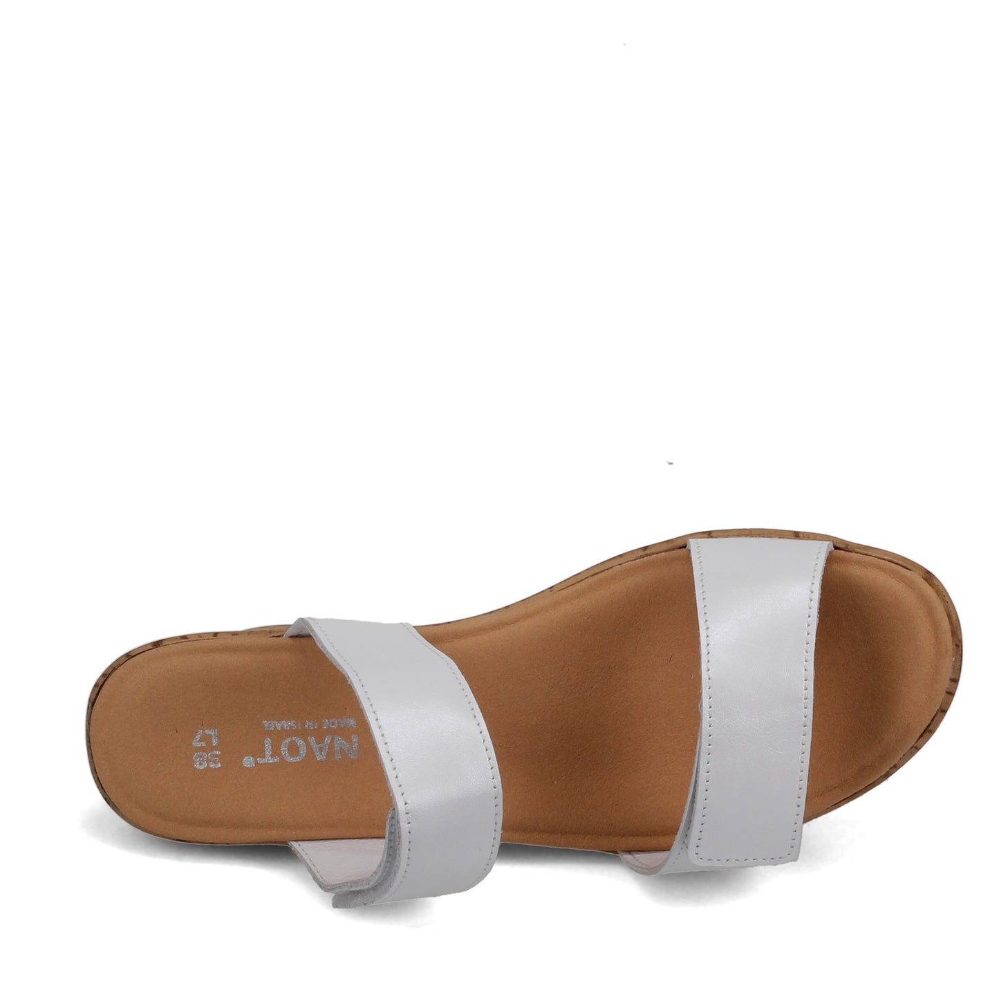 Peltz Shoes Women's Naot Caveran Sandal White 87003-H60