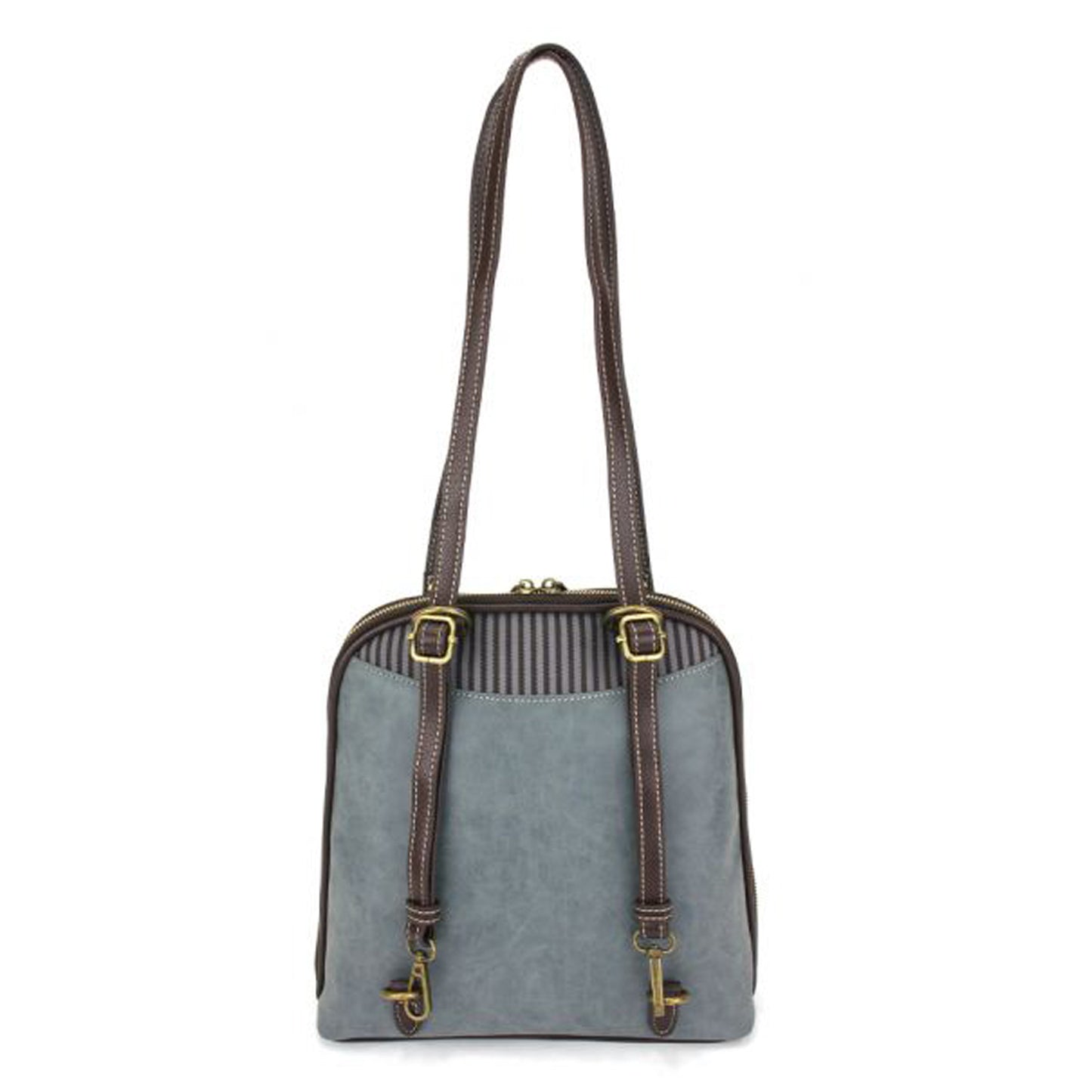 Peltz Shoes Chala Convertible Backpack Purse Indigo 870TT1