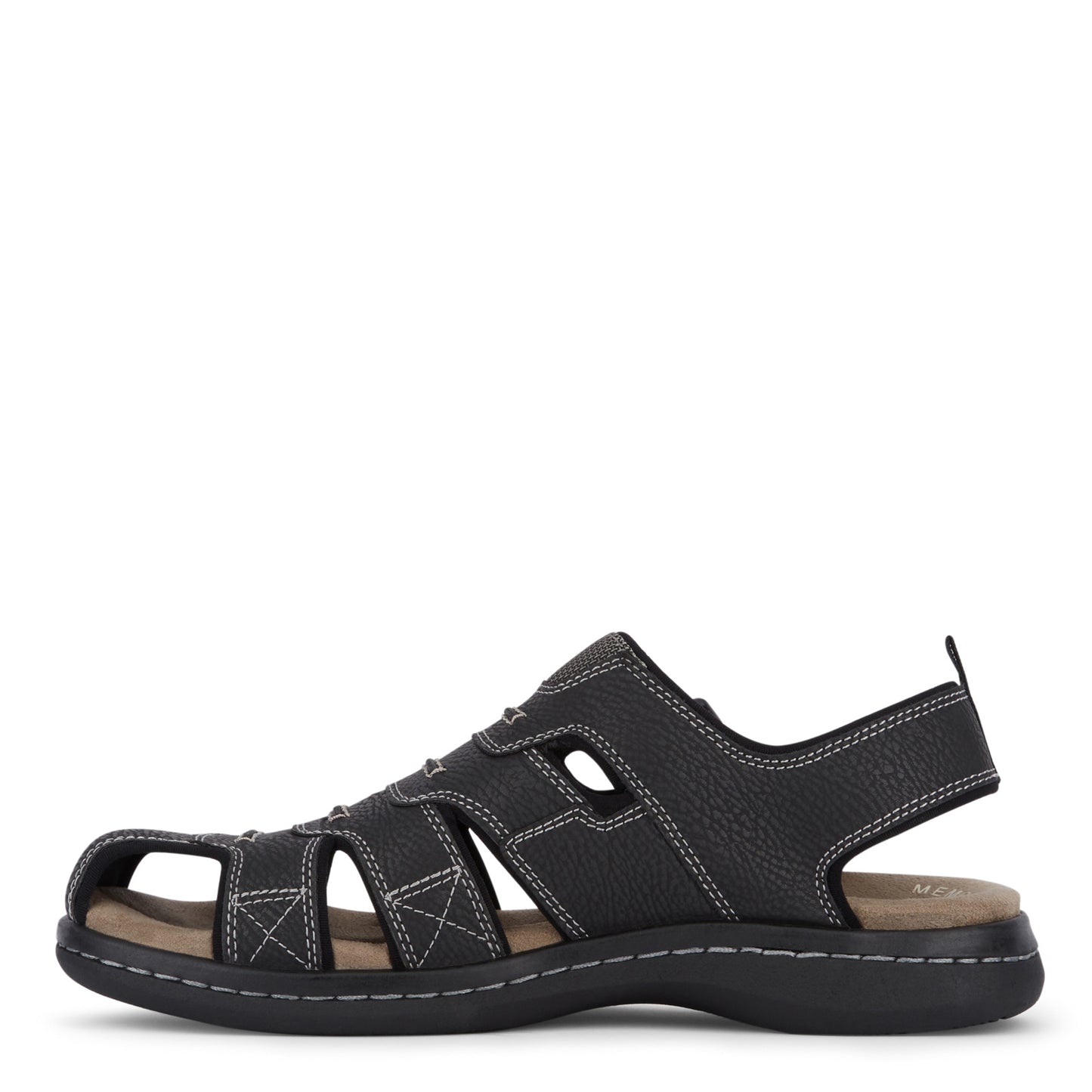 Peltz Shoes Men's Dockers Searose Sporty Sandal BLACK 90-21374