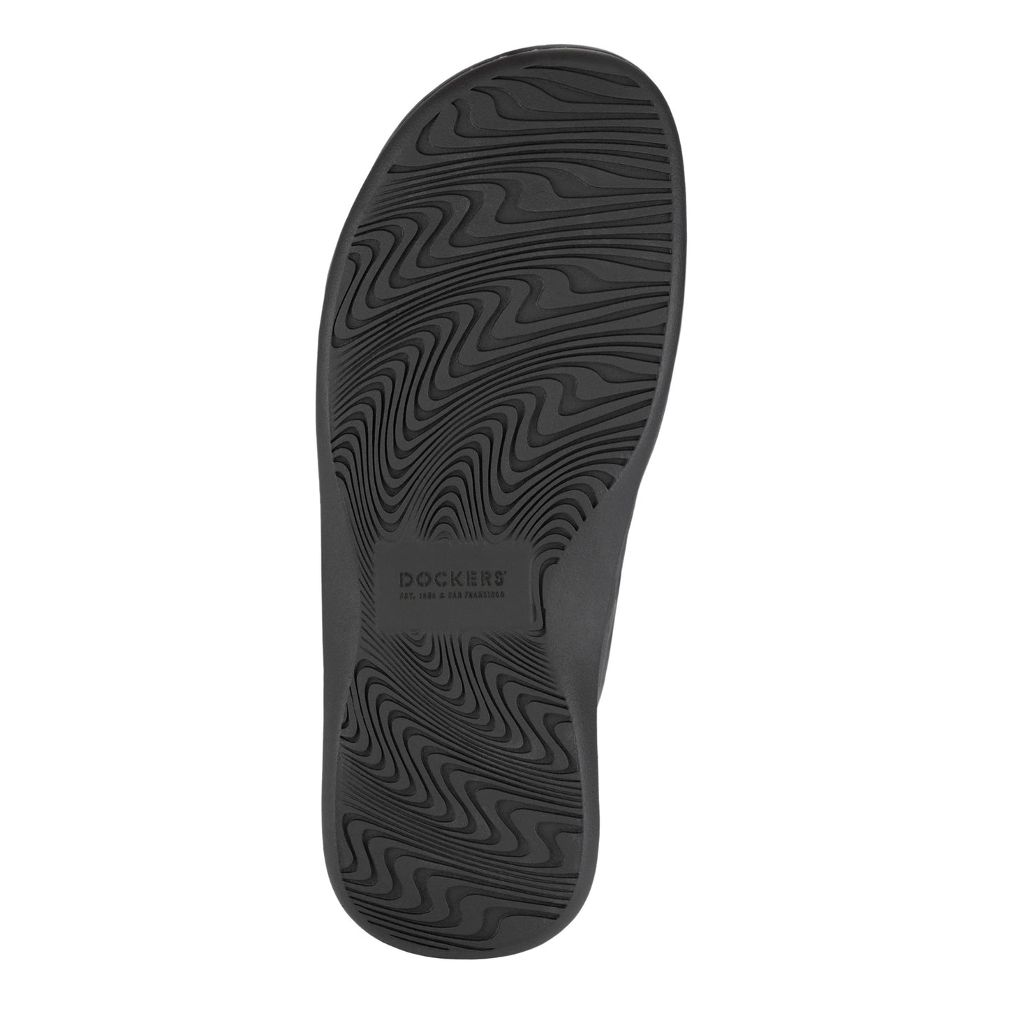 Peltz Shoes Men's Dockers Searose Sporty Sandal BLACK 90-21374
