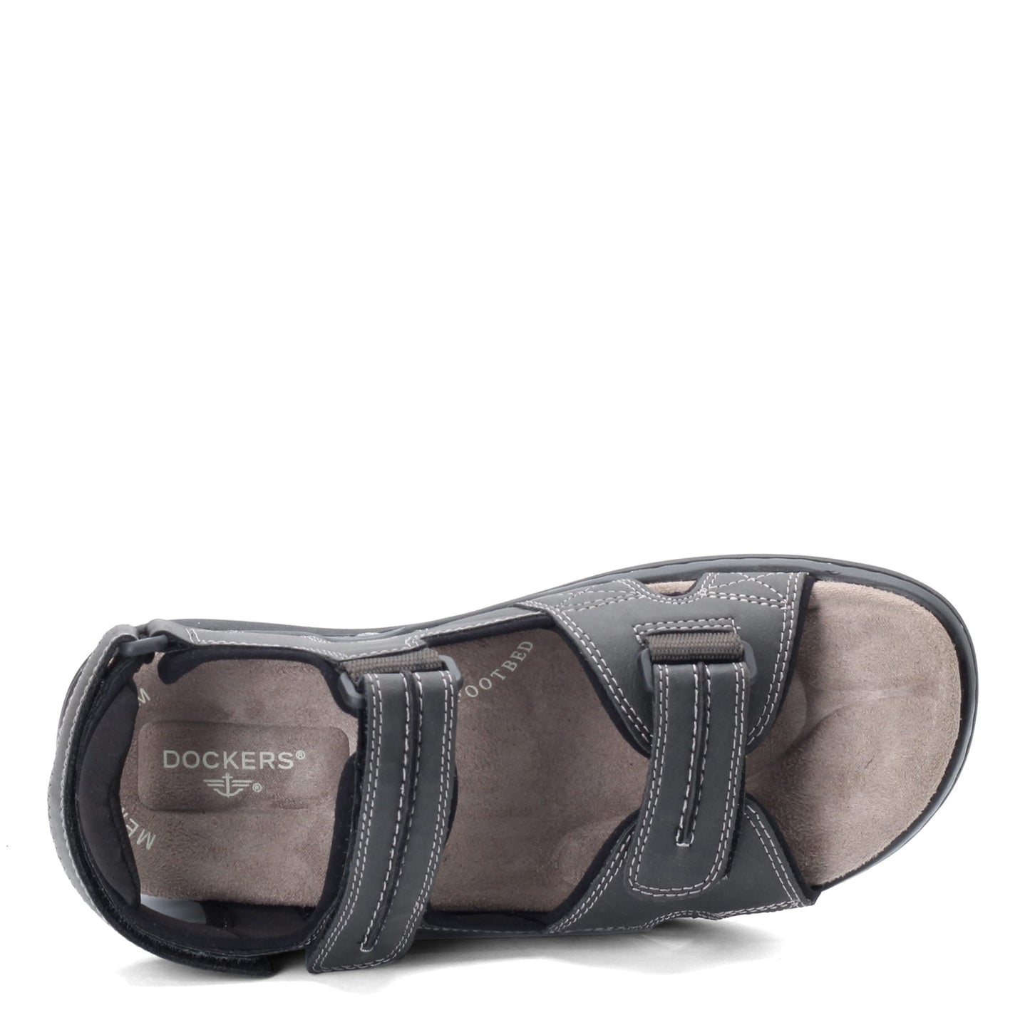 Peltz Shoes Men's Dockers Newpage Sandal GRAY 90-21386