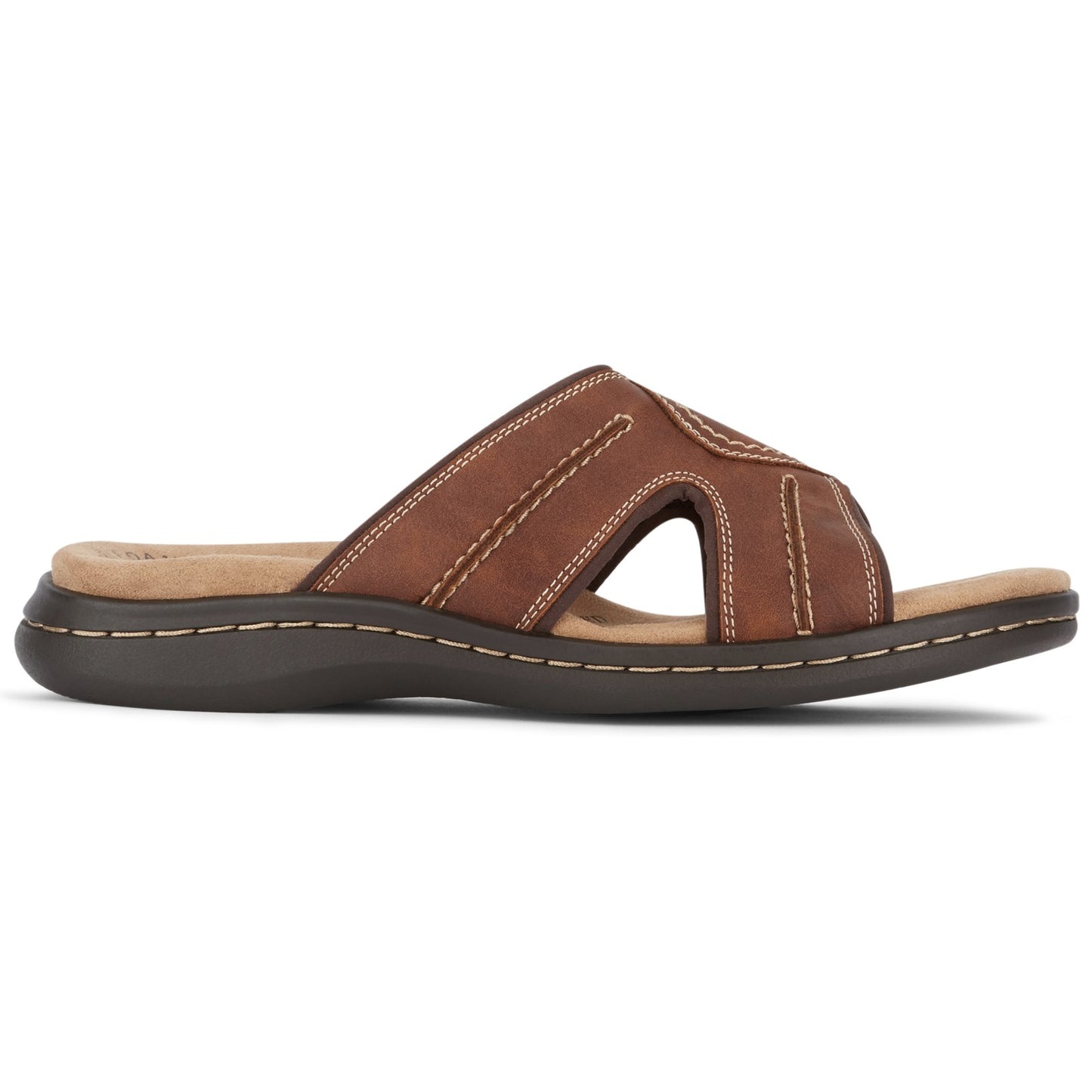 Peltz Shoes Men's Dockers Sunland Slide Sandal RUST 90-21397