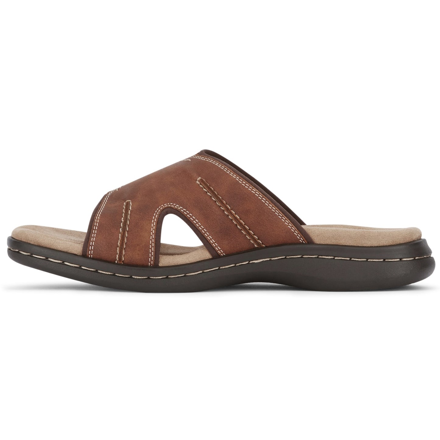 Peltz Shoes Men's Dockers Sunland Slide Sandal RUST 90-21397