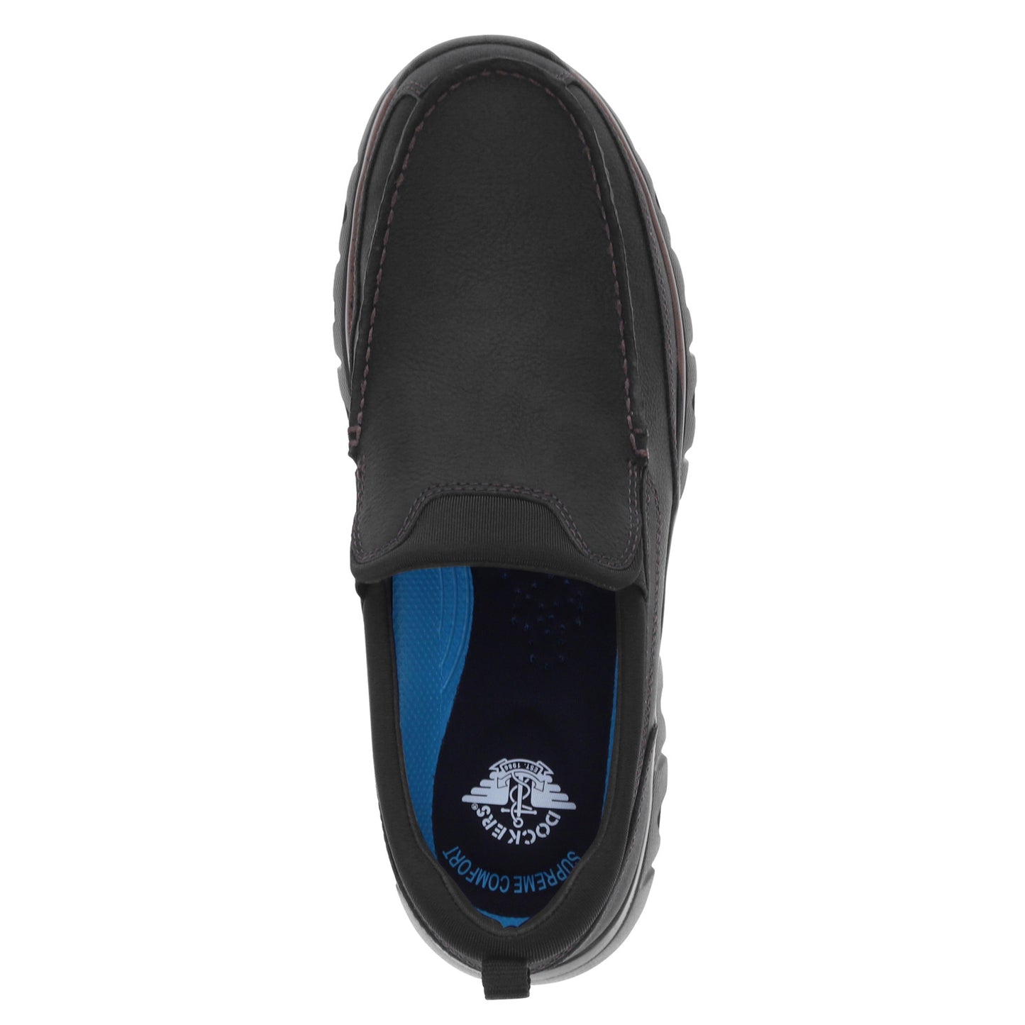 Peltz Shoes Men's Dockers Coban Slip-On Black Smooth 90-35324