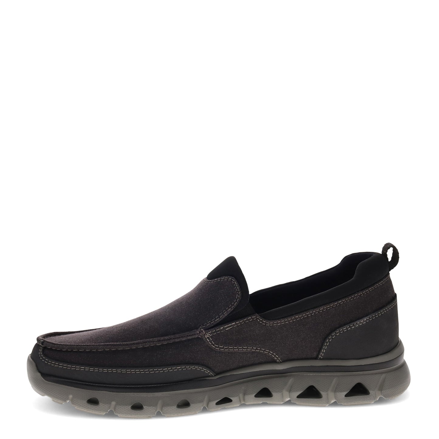 Peltz Shoes Men's Dockers Coban Slip-On Black Grey 90-35334