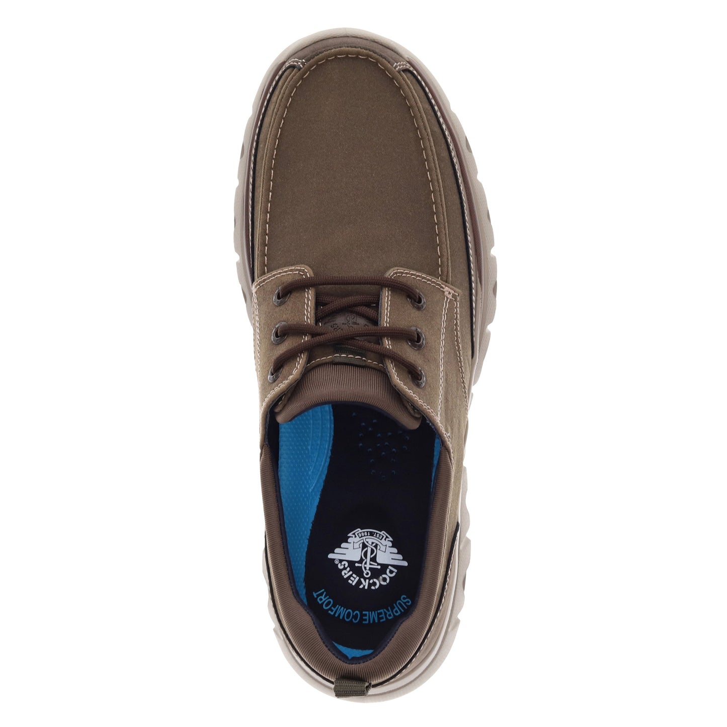 Peltz Shoes Men's Dockers Creston Boat Shoe Brown 90-35358