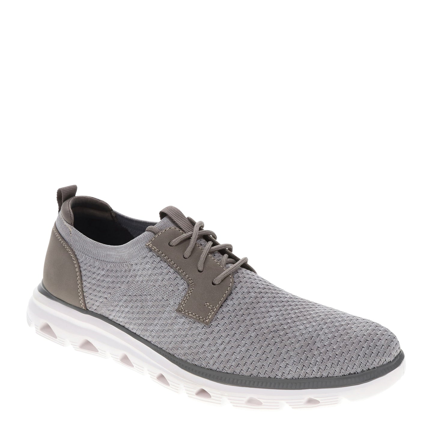 Peltz Shoes Men's Dockers Fielding Oxford Light Grey 90-35655