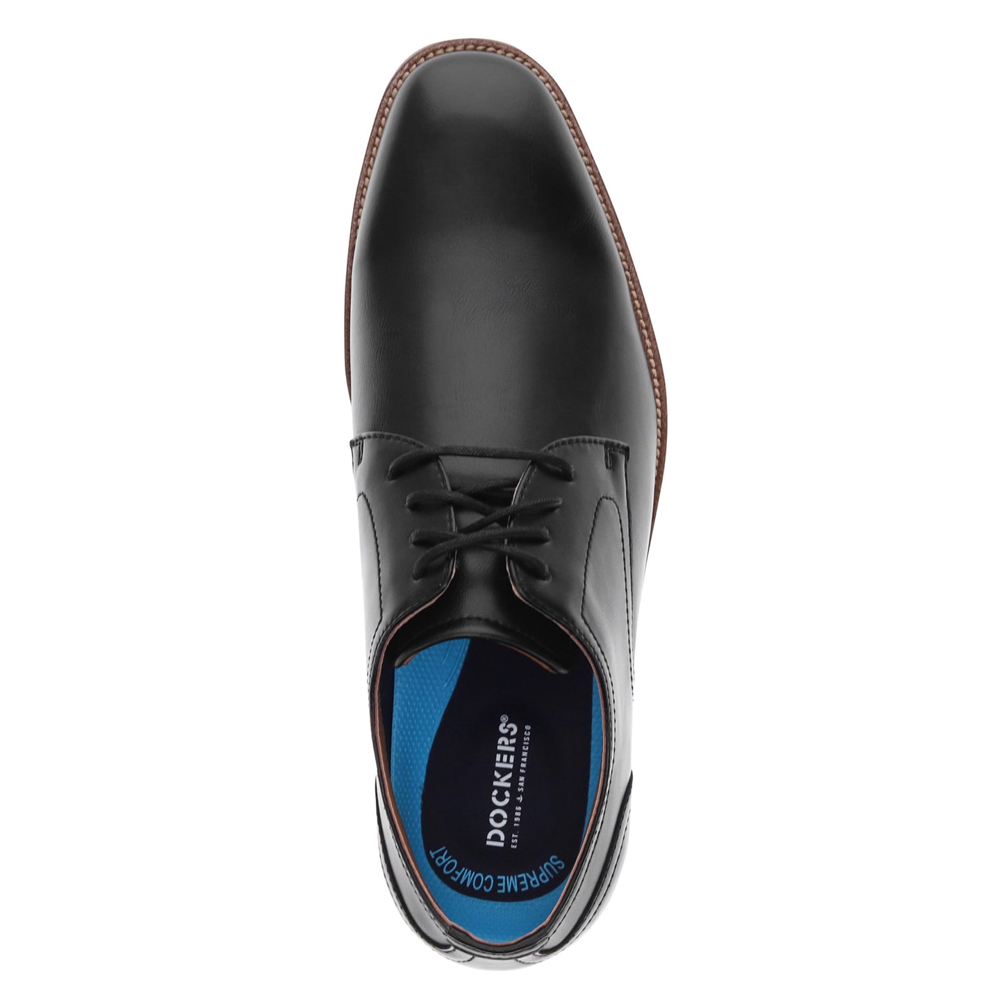 Peltz Shoes Men's Dockers Braden Oxford Black 90-36254