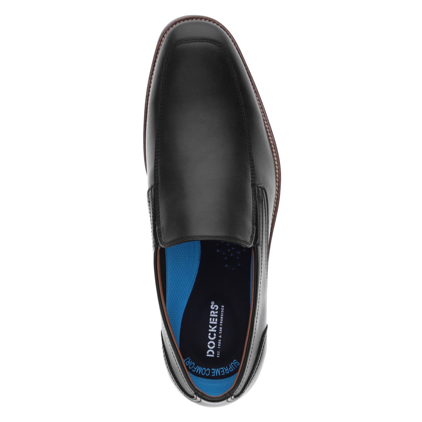 Peltz Shoes Men's Dockers Banner Loafer Black 90-36274