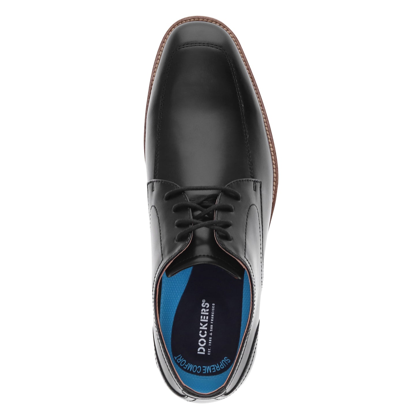 Peltz Shoes Men's Dockers Belson Oxford Black 90-36294