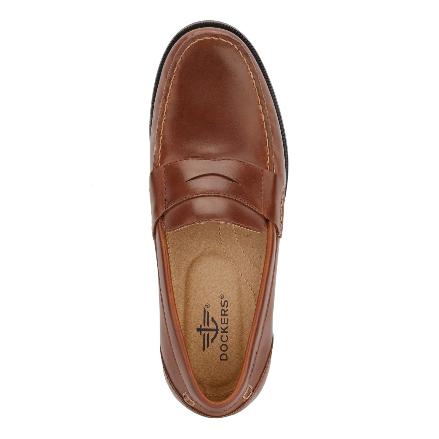 Peltz Shoes Men's Dockers Colleague Penny Loafer TAN 90-36532