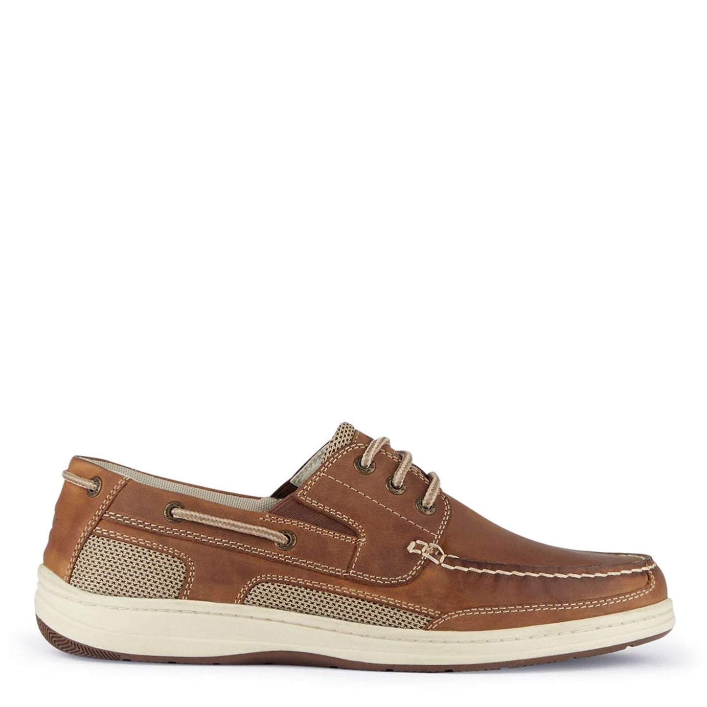 Peltz Shoes Men's Dockers Beacon Boat Shoe DARK TAN 90-38613