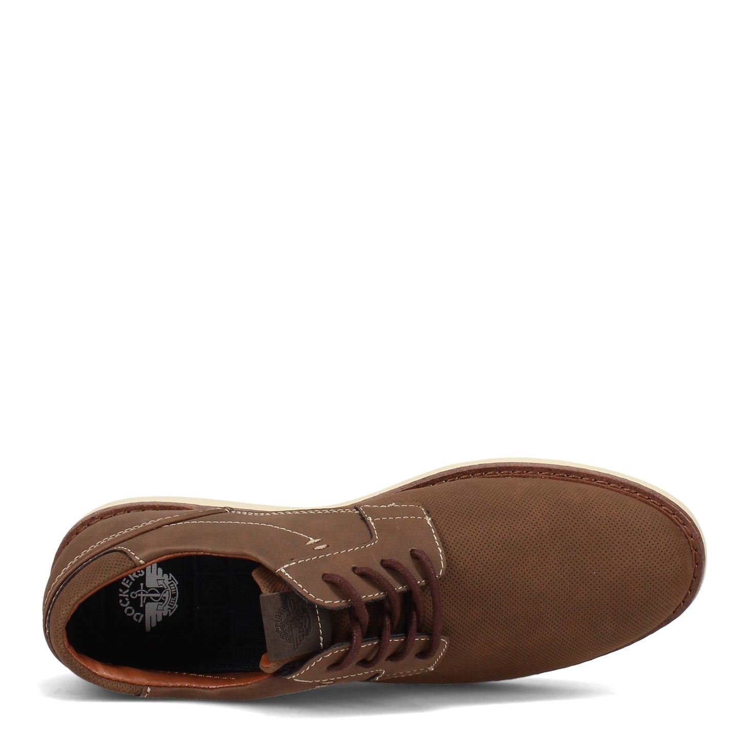 Peltz Shoes Men's Dockers Blake Oxford DARK TAN 90-38707