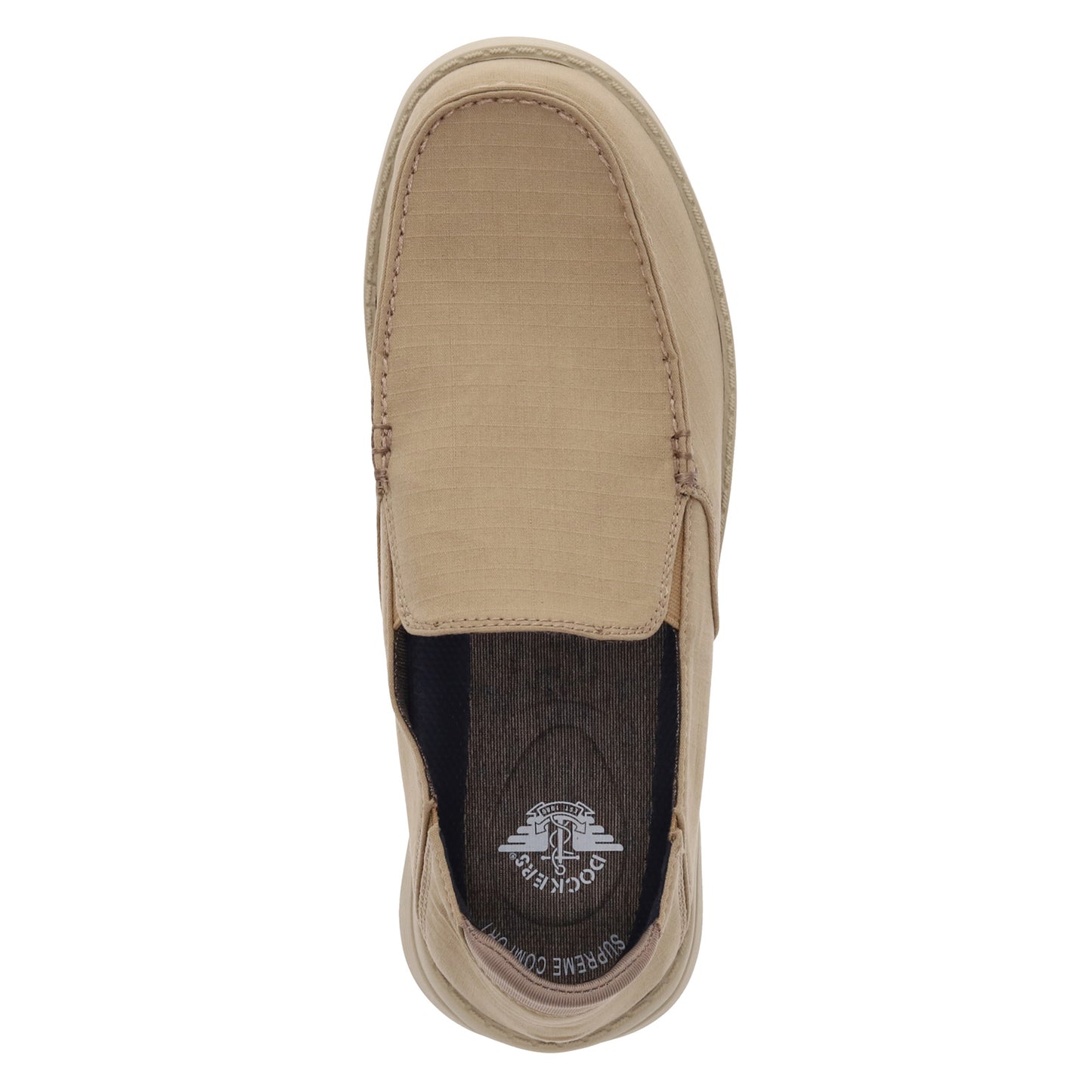 Peltz Shoes Men's Dockers Wiley Slip-On Khaki 90-40610