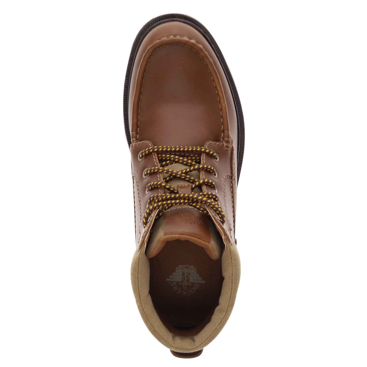 Peltz Shoes Men's Dockers Rockford Boot Dark Tan 90-41412