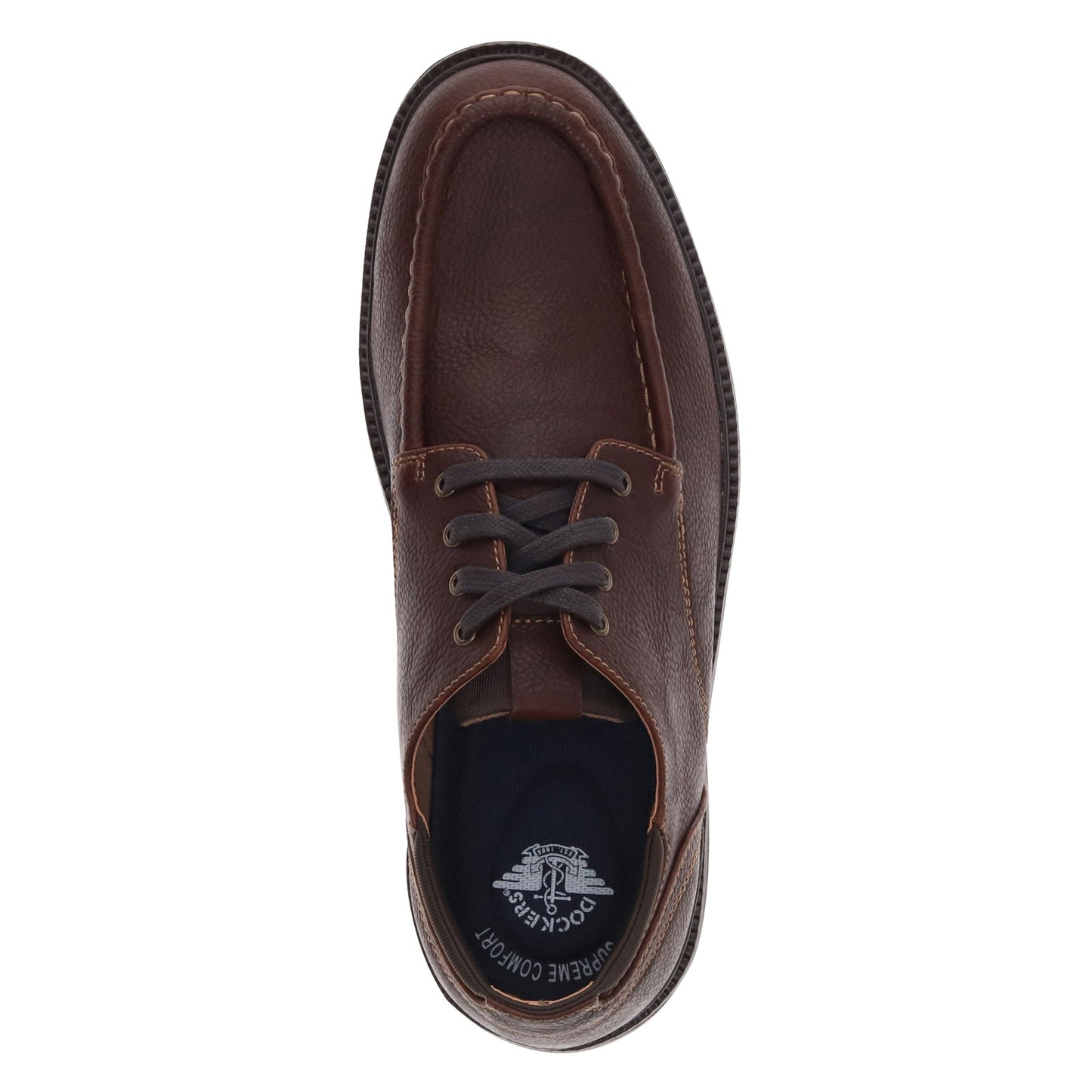 Peltz Shoes Men's Dockers Rooney Oxford BROWN 90-44176