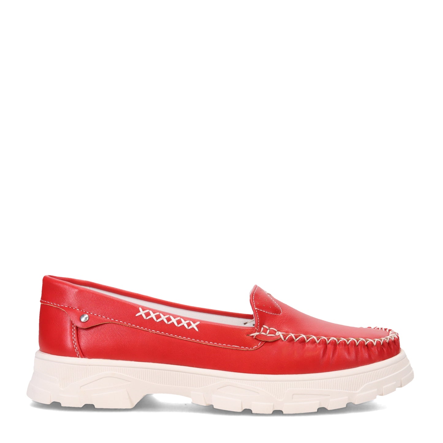 Peltz Shoes Women's Patrizia Catamaran Slip-On Red 919509-RD