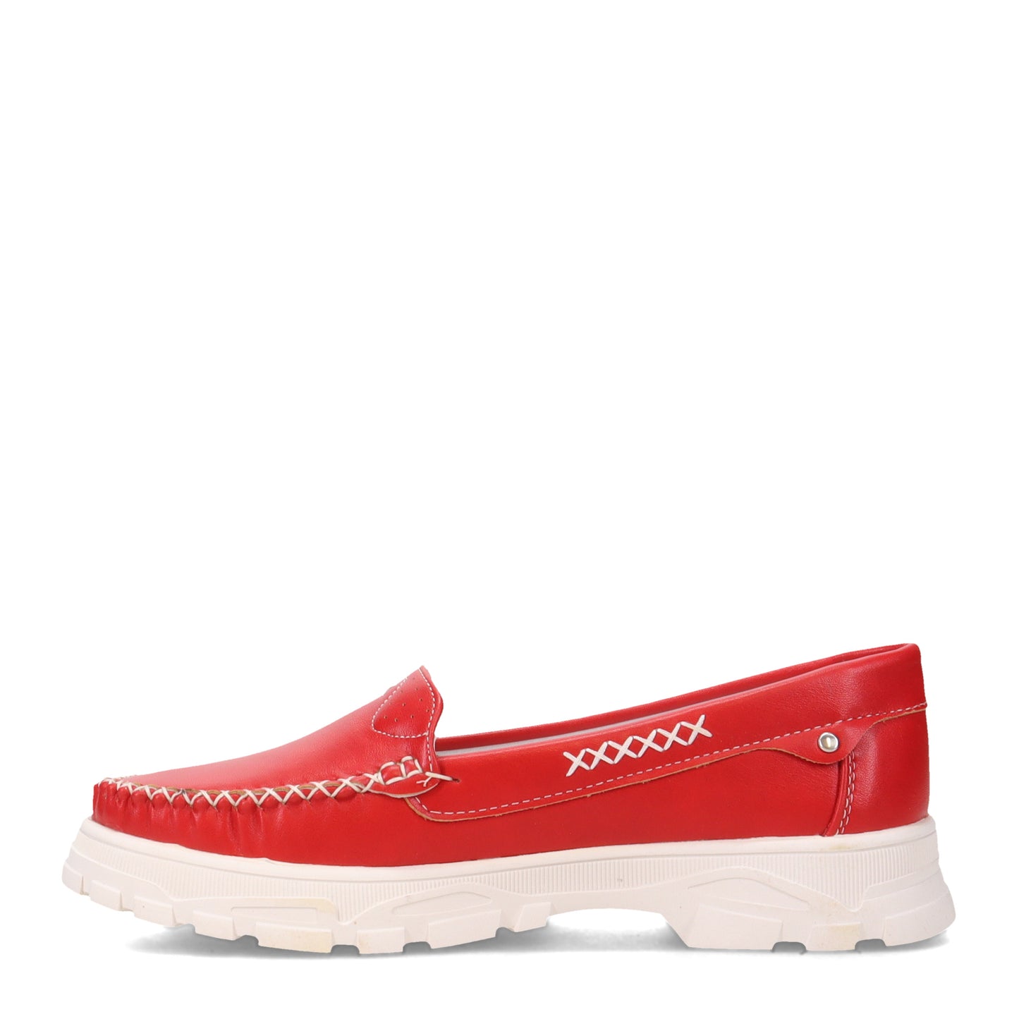 Peltz Shoes Women's Patrizia Catamaran Slip-On Red 919509-RD
