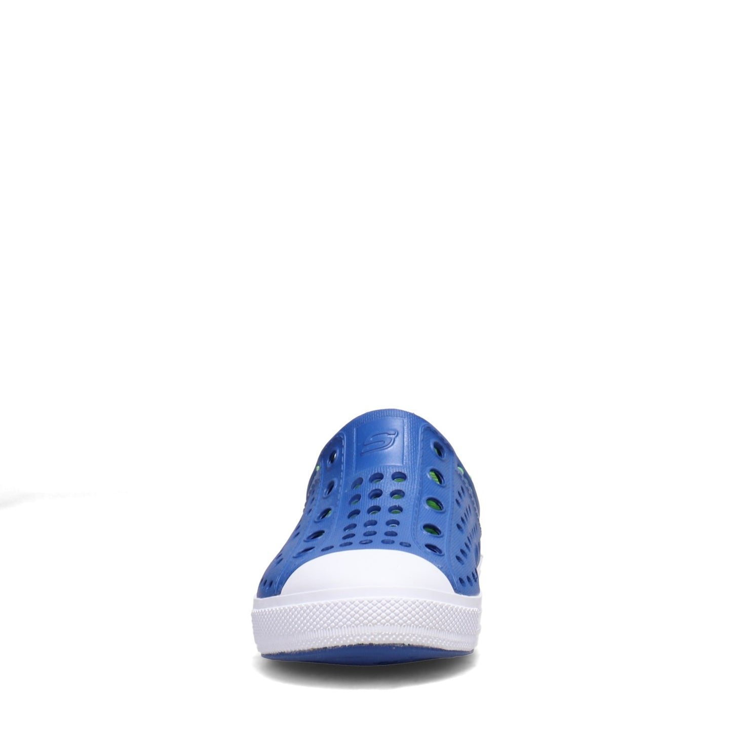 Peltz Shoes Boy's Skechers Guzman Steps - Aqua Surge Slip-On - Toddler BLUE LIME 91995N-BLLM