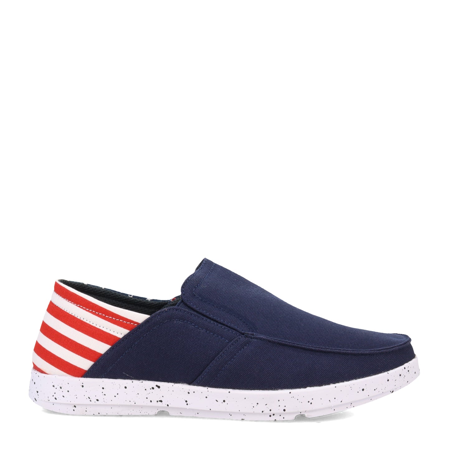 Peltz Shoes Men's Island Surf Company Laguna Slip-On BLUE FLAG 92001BFL