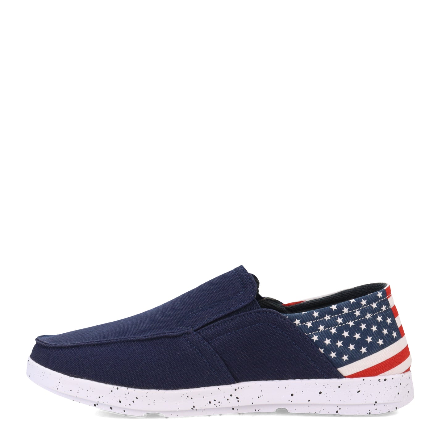 Peltz Shoes Men's Island Surf Company Laguna Slip-On BLUE FLAG 92001BFL