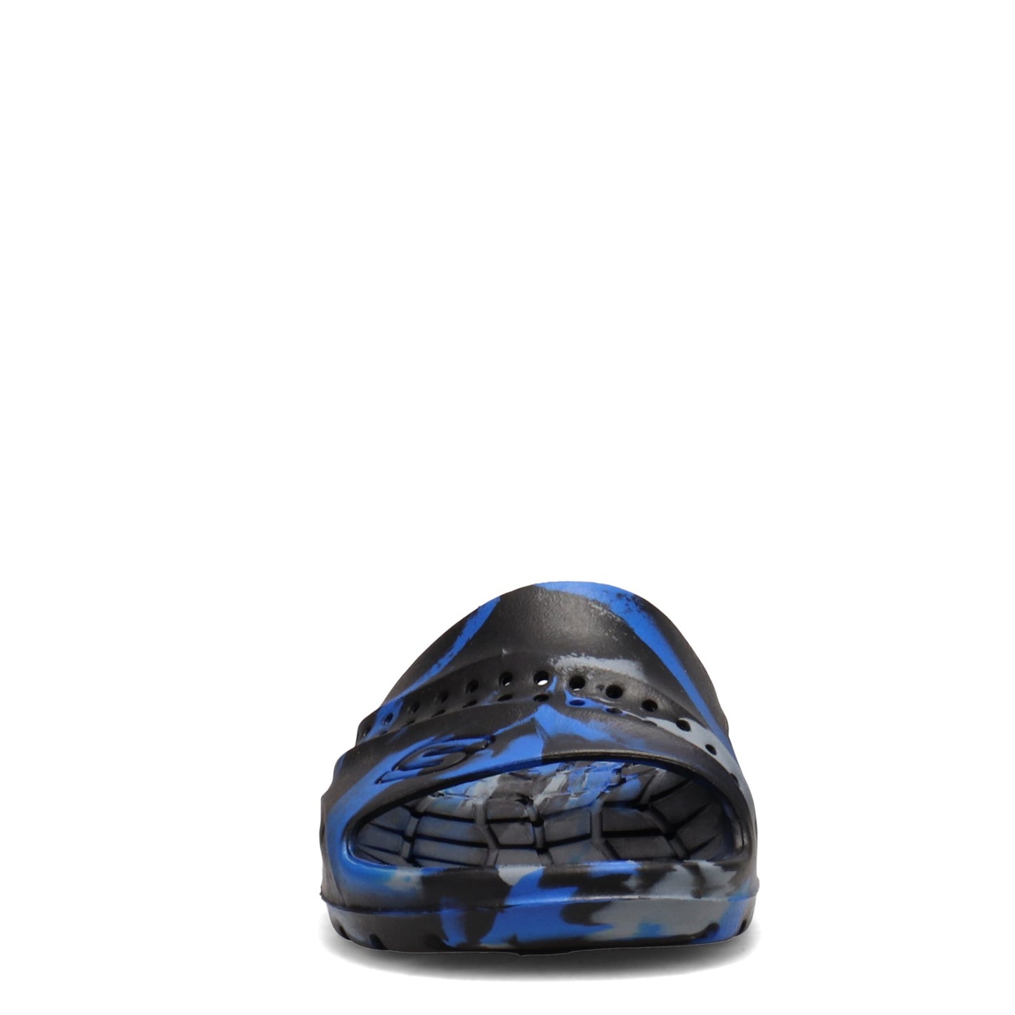 Peltz Shoes Boy's Skechers Hogan Aqua - Spurt Slide - Little Kid & Big Kid Black/Royal 92118L-BKRY