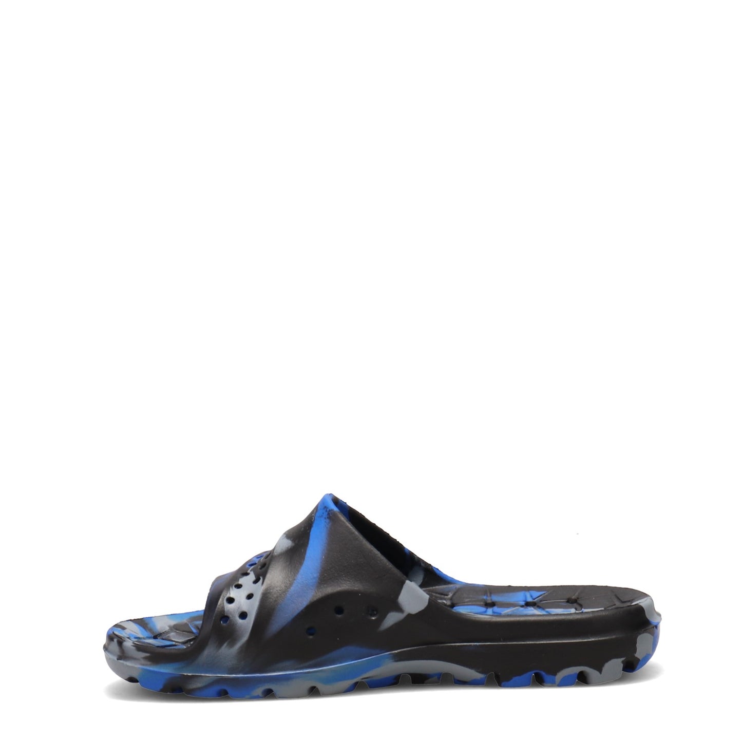 Peltz Shoes Boy's Skechers Hogan Aqua - Spurt Slide - Little Kid & Big Kid Black/Royal 92118L-BKRY