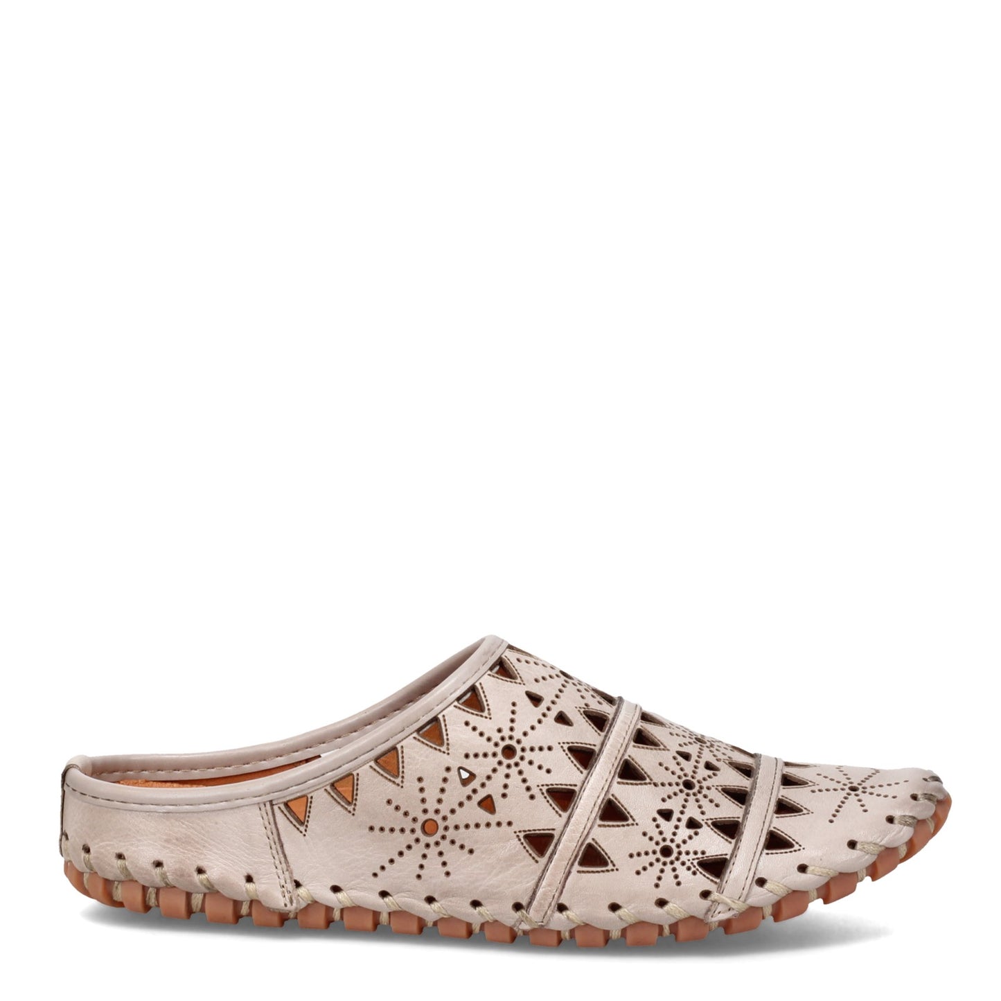 Peltz Shoes Women's Spring Step Fusalide Mule Grey 937509-GRY