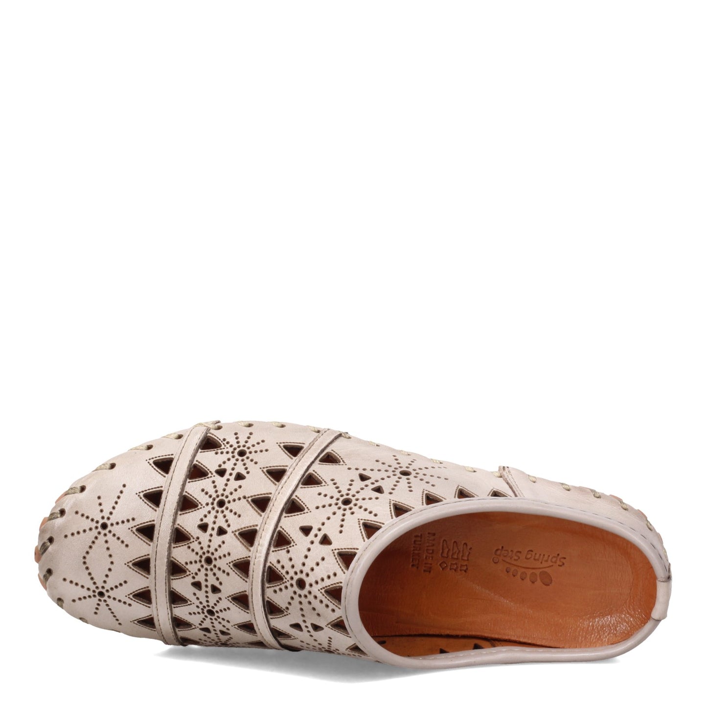 Peltz Shoes Women's Spring Step Fusalide Mule Grey 937509-GRY