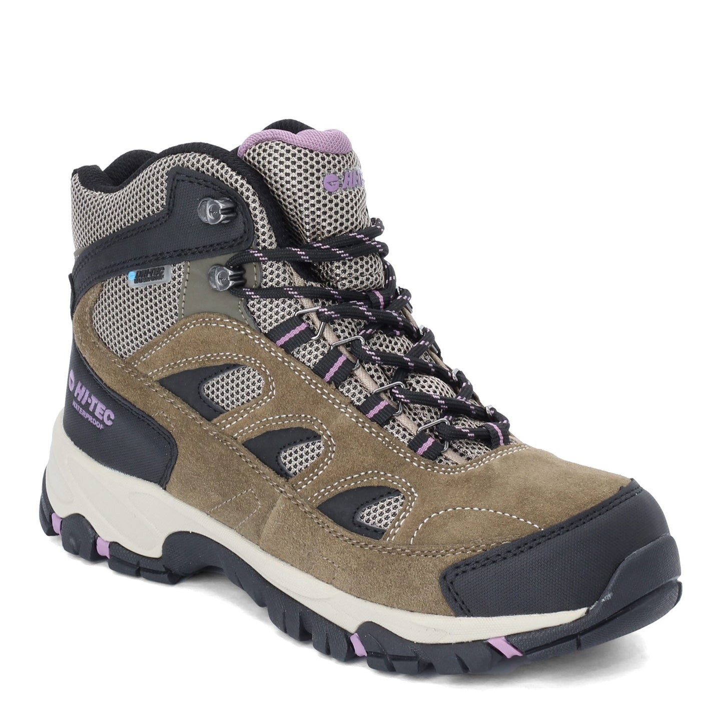 Peltz Shoes Women's Hi Tec Logan Waterproof Hiking Boot BROWN 9536