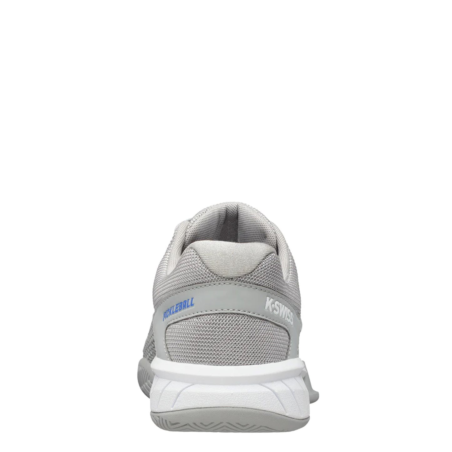 Peltz Shoes Women's K-Swiss Express Light Pickleball Shoe - Wide Width GREY/WHITE 97292-175