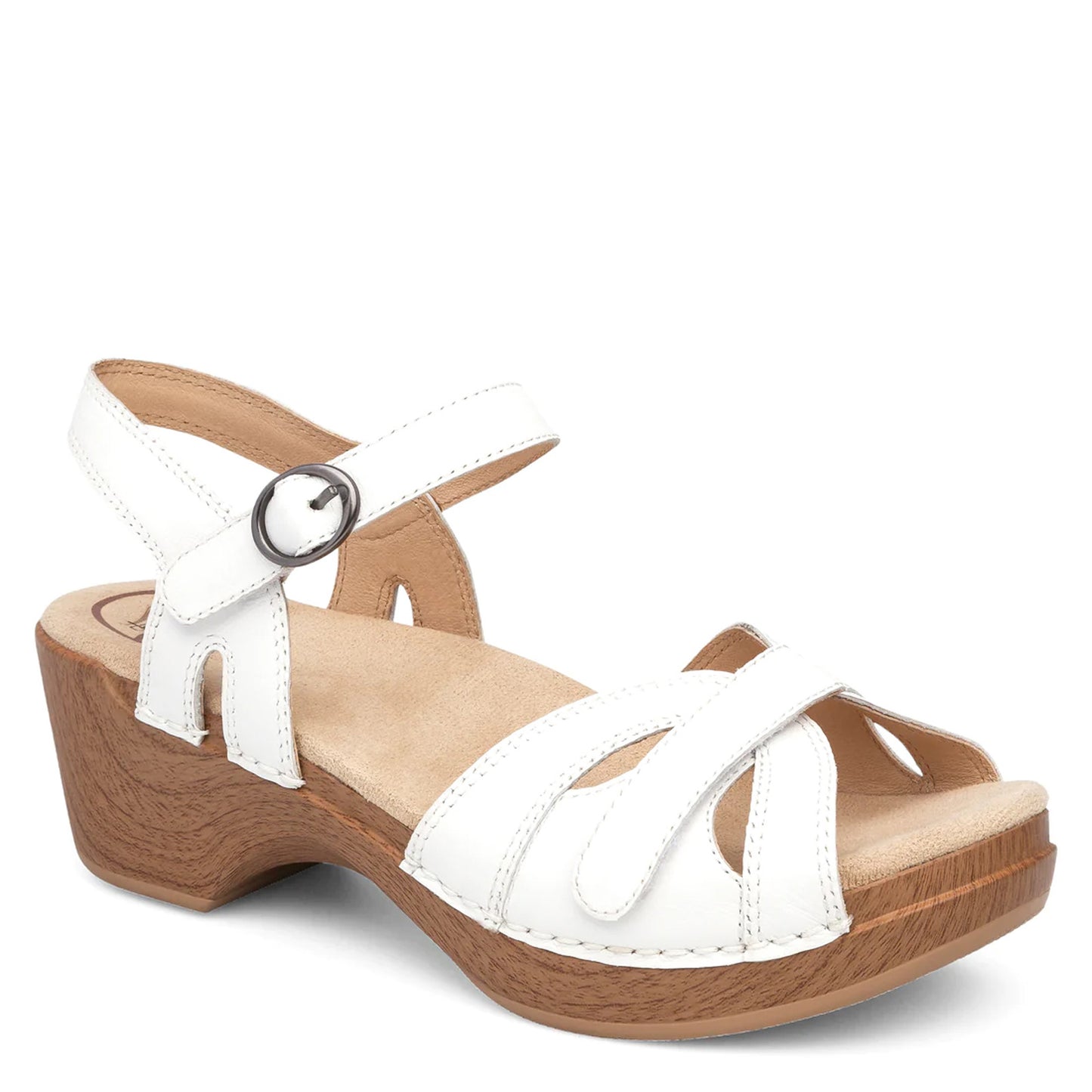 Peltz Shoes Women's Dansko Season Sandal White 9849-012200