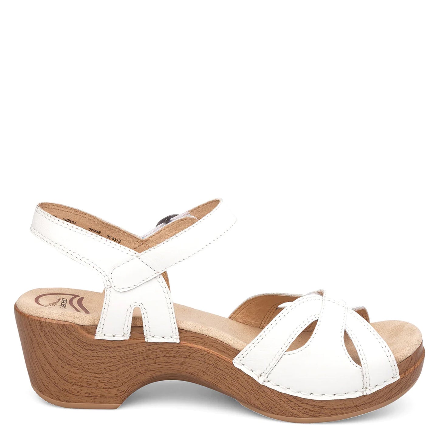 Peltz Shoes Women's Dansko Season Sandal White 9849-012200