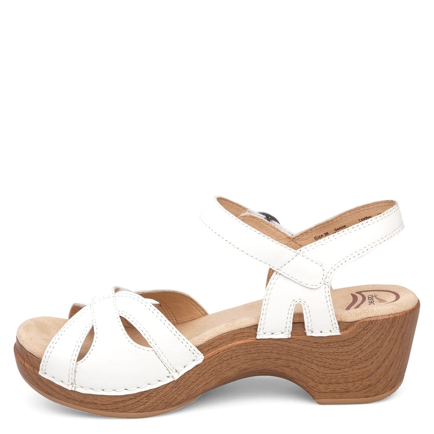Peltz Shoes Women's Dansko Season Sandal White 9849-012200