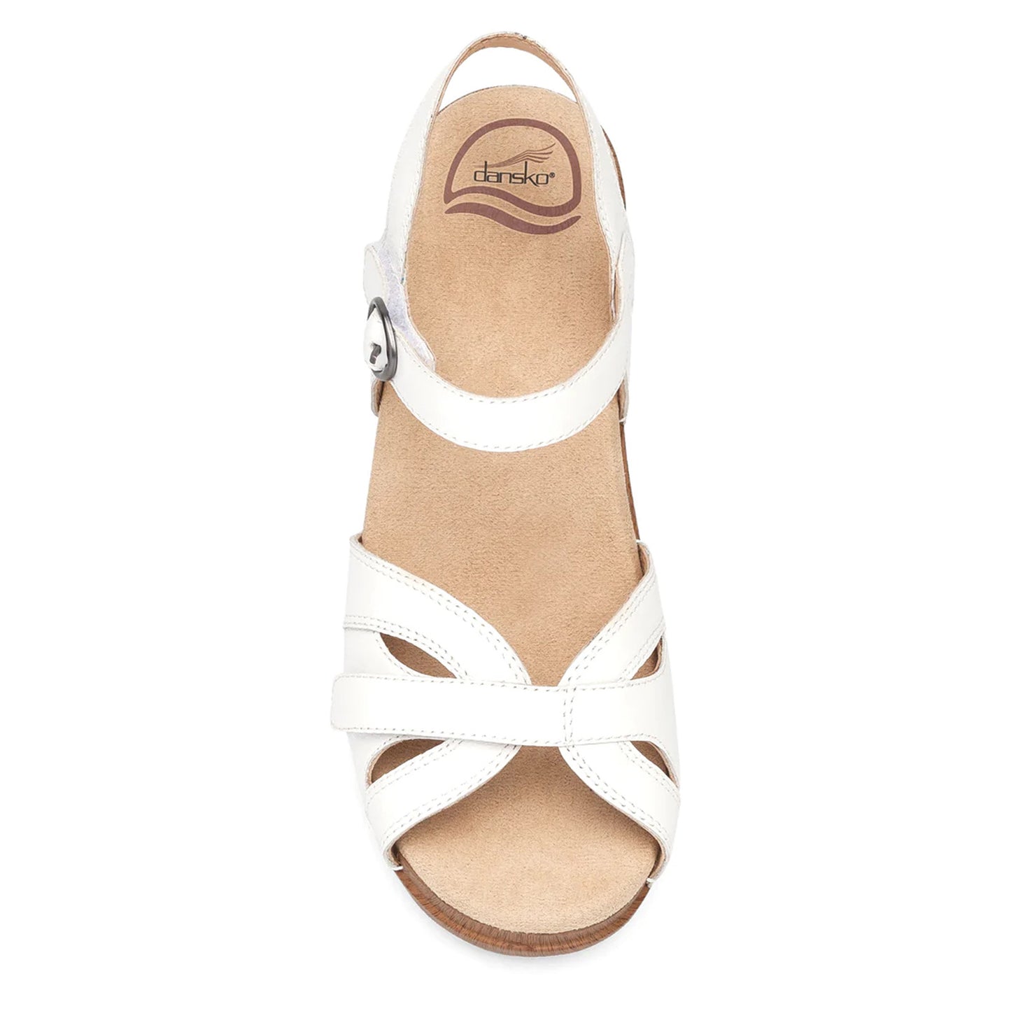 Peltz Shoes Women's Dansko Season Sandal White 9849-012200