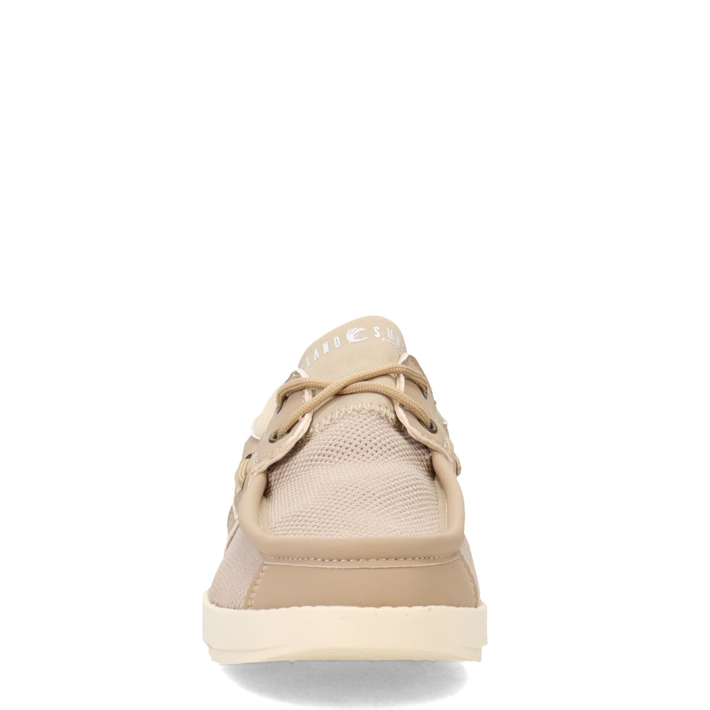 Peltz Shoes Men's Island Surf Company Cove Boat Shoe KHAKI 98710KHK