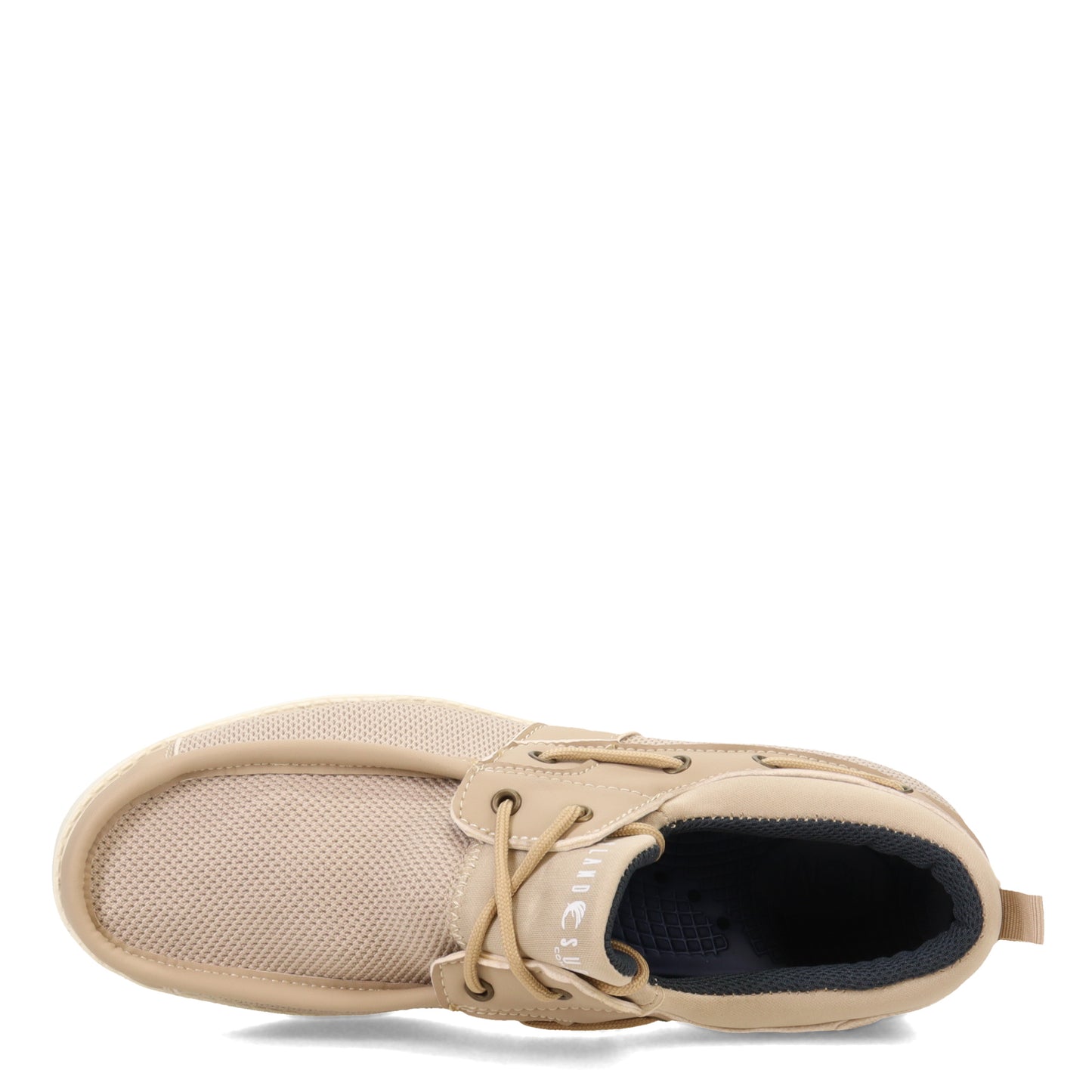 Peltz Shoes Men's Island Surf Company Cove Boat Shoe KHAKI 98710KHK